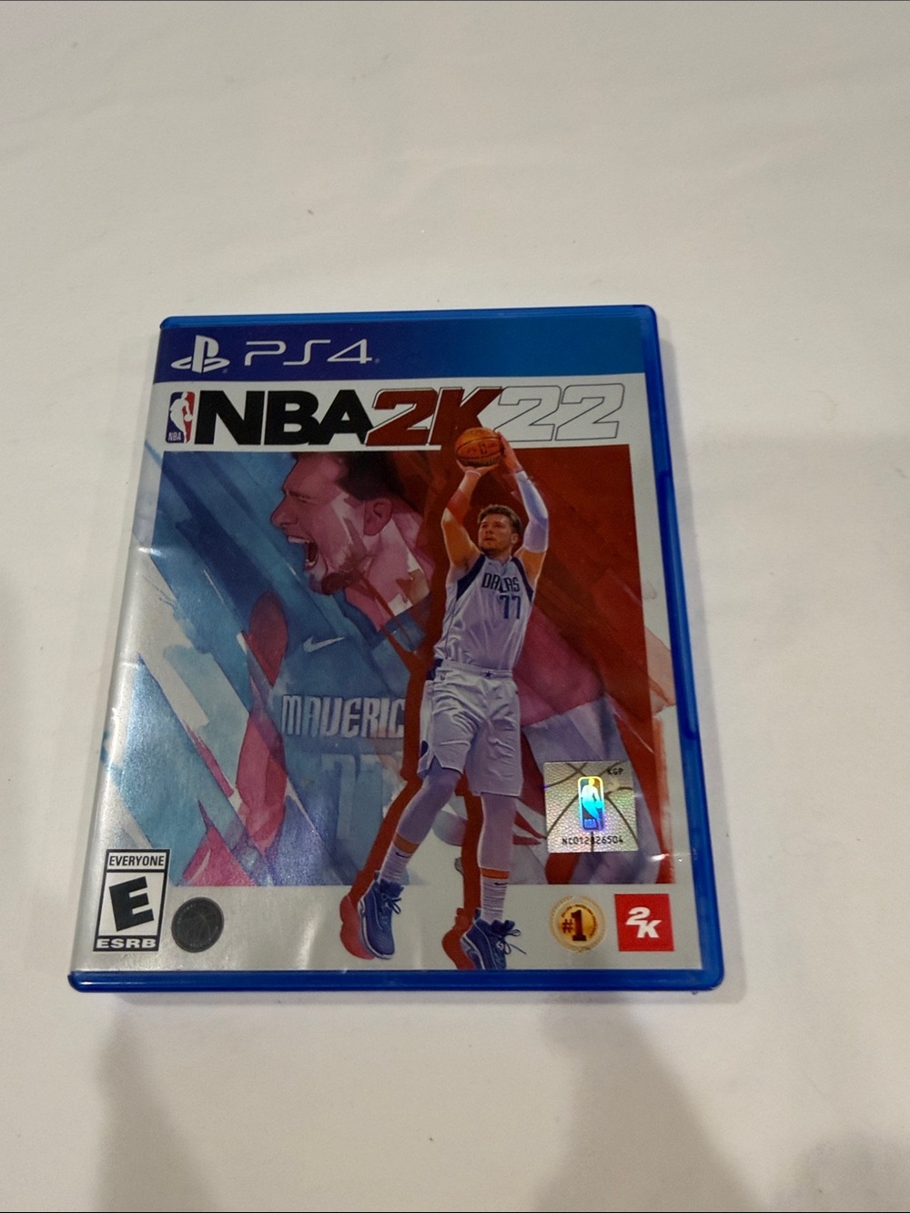 Sony NBA 2K22 PS4 Video Game - Blue and Red Cover